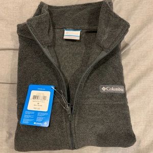 Authentic, brand new COLUMBIA fleece zip-up